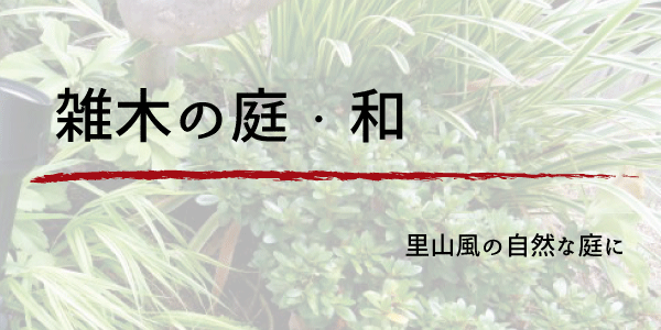 和モダン　モダン和風　雑木の庭　ガーデンセット