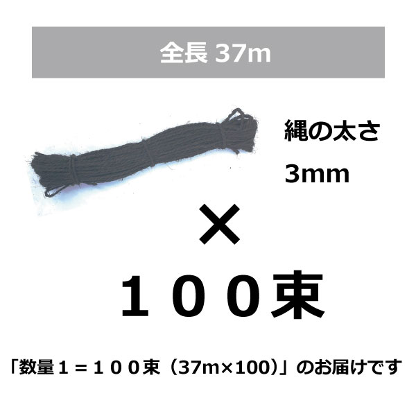支柱　固定　園芸　シュロ縄　植木組合　緑化資材　卸 ロープ