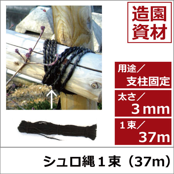 支柱 固定 園芸 シュロ縄 植木組合 緑化資材 卸 ロープ